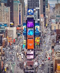 Travel to Time Square NYC