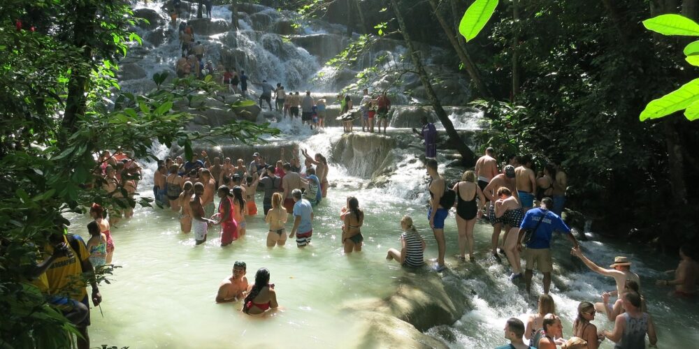 top travel destinations in caribean dunns river falls