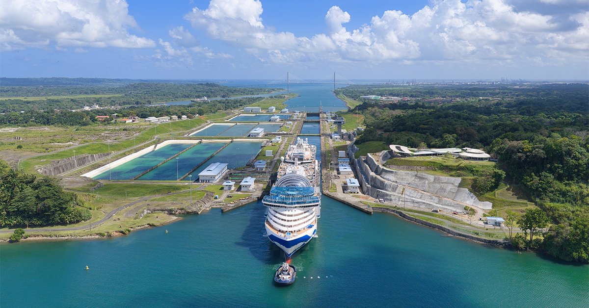 What It’s Like Crossing the Panama Canal on the New Star Princess Mega Ship